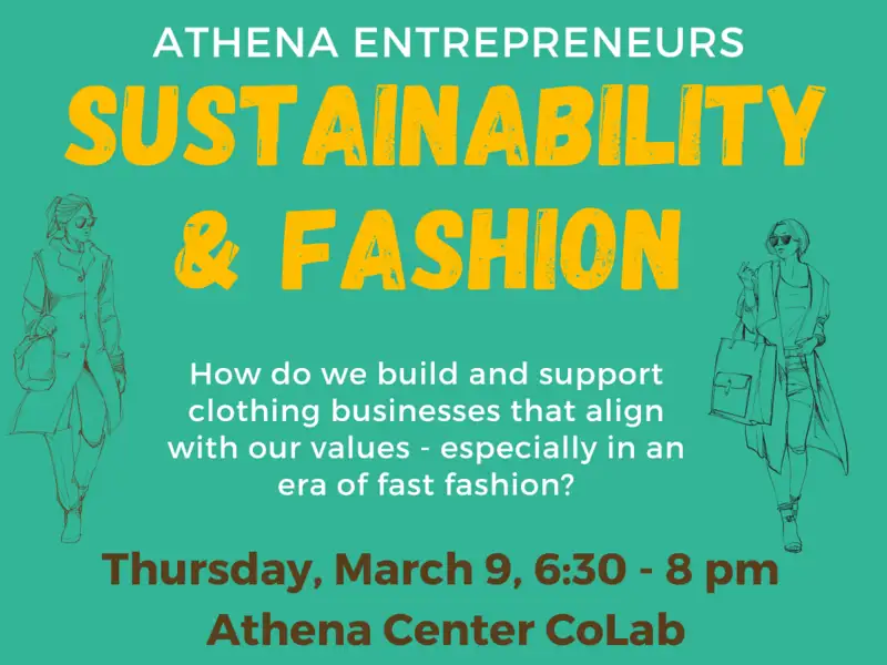 Athena Entrepreneurs: Sustainability & Fashion 3.09.23