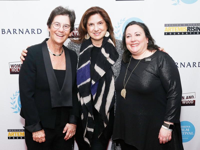 Founding Sponsor Regina Scully with AFF Co-Founders Kitty Kolbert and Melissa Silverstein