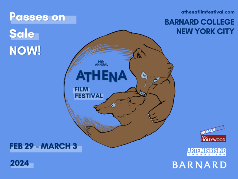 [Image description: Athena Film Festival Passes Now On Sale!]